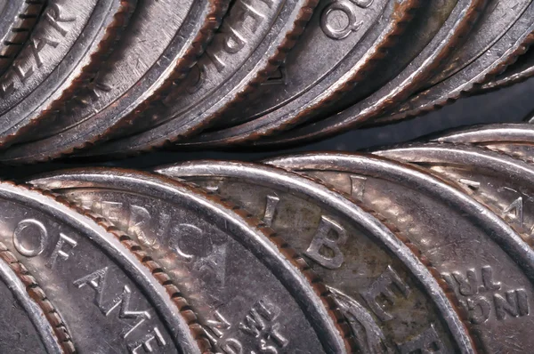 四半期コイン — ストック写真