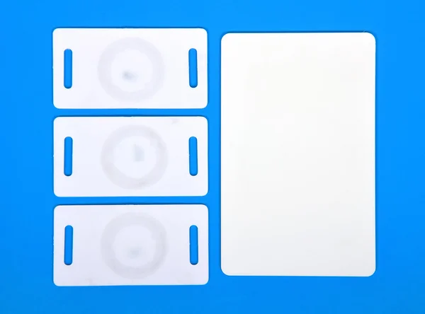 White RFID cards — Stock Photo, Image