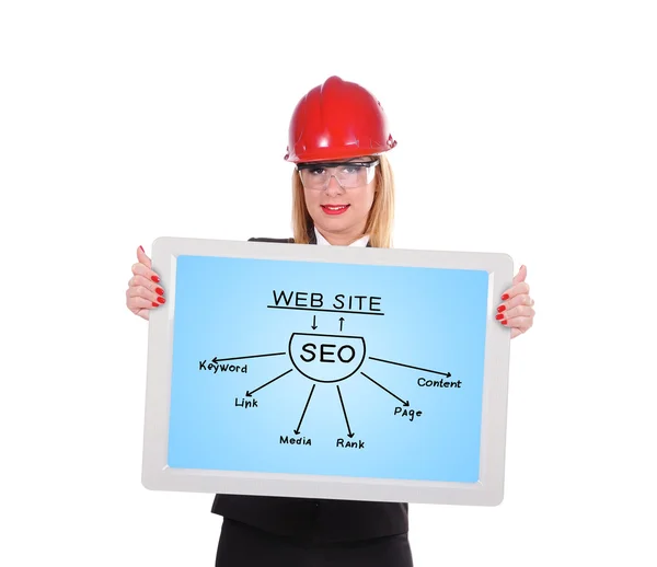 SEO-concept — Stockfoto