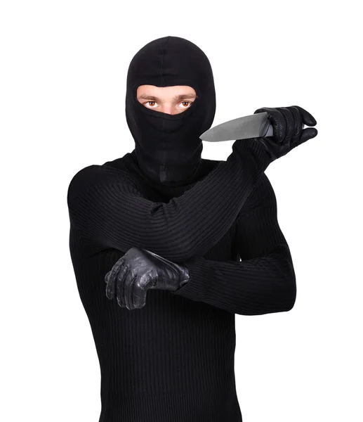 Man holding knife — Stock Photo, Image