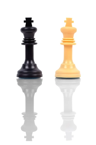 Dvě šachový král — Stock fotografie
