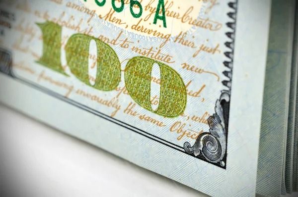 Hundra dollar — Stockfoto