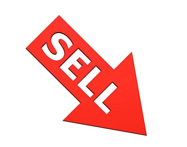 Arrow with sell — Stock Photo, Image