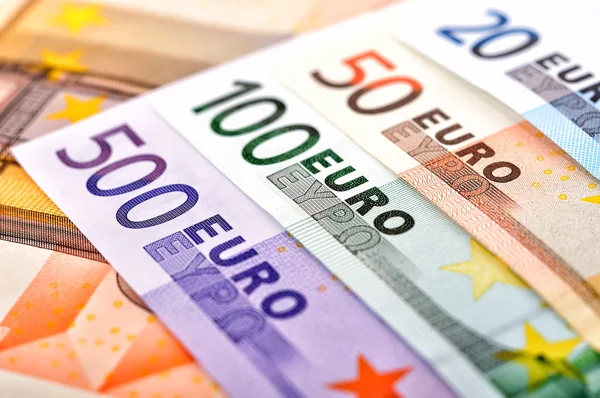 Banknotów euro — Zdjęcie stockowe