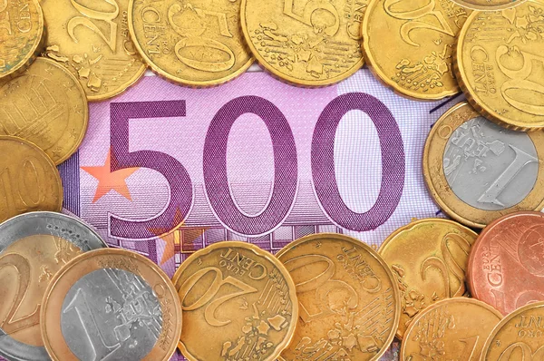 Five hundred euro — Stock Photo, Image