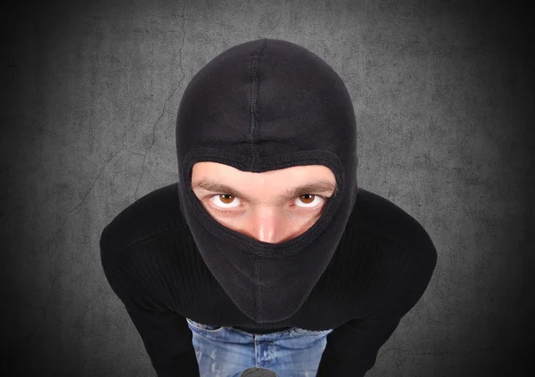 Terrorist in mask — Stock Photo, Image