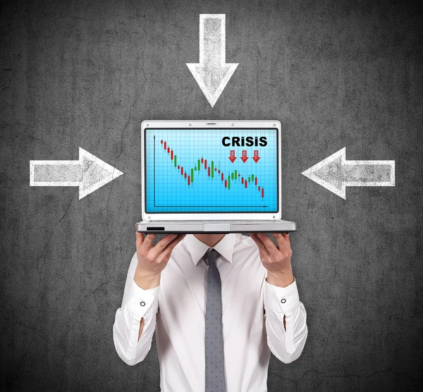 Krisen koncept — Stockfoto