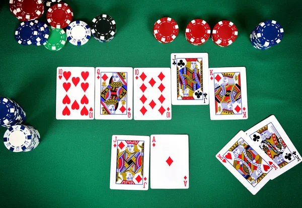 Poker spel concept — Stockfoto