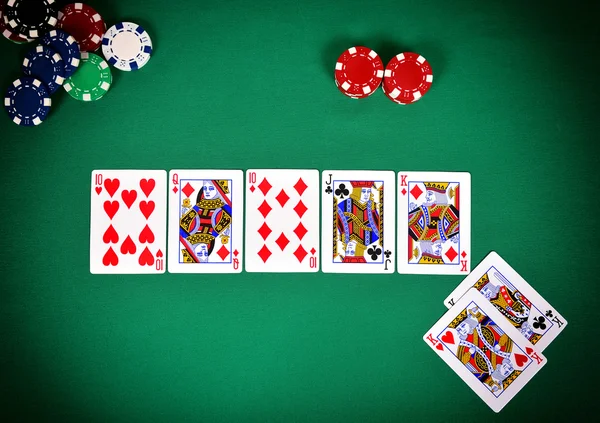 Poker oyun kavramını — Stok fotoğraf