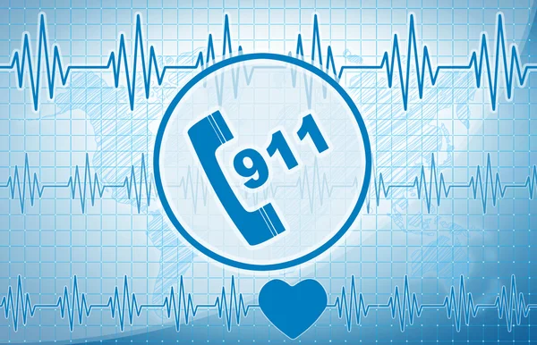 911 kavramı — Stok fotoğraf