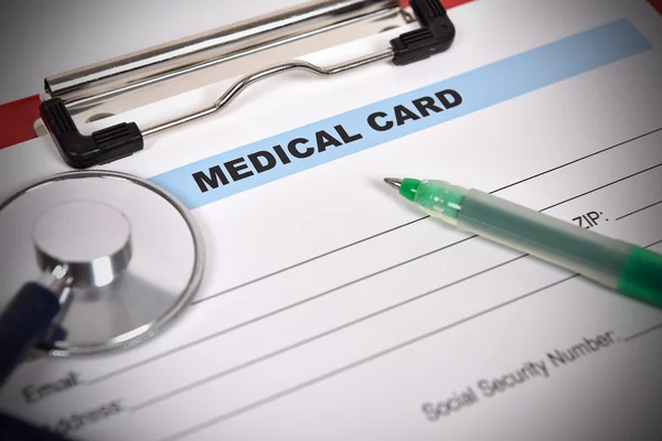 Medical form — Stock Photo, Image