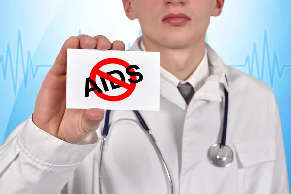 Stoppa aids symbol — Stockfoto