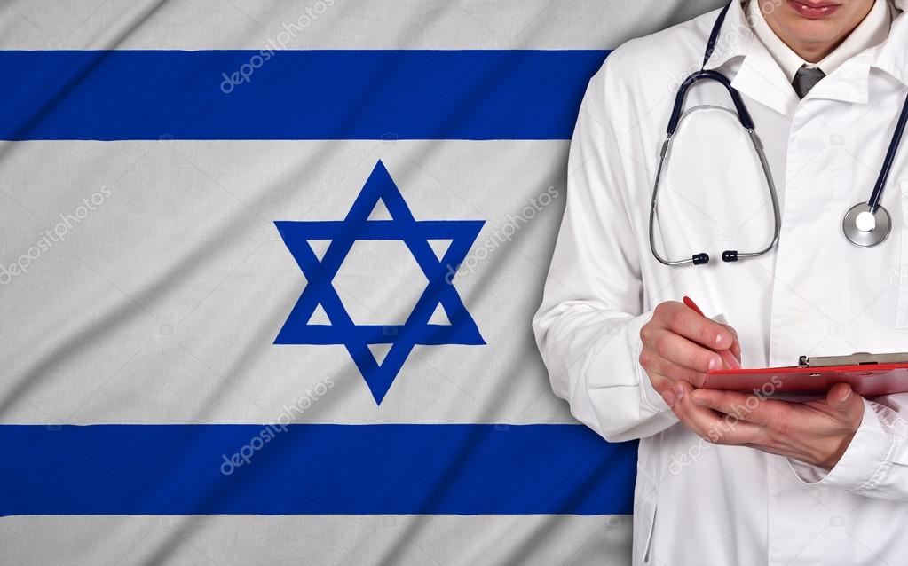 Doctor and israel flag