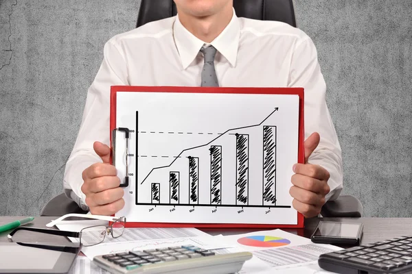 Csipeszes írótábla, rajz, diagram — Stock Fotó