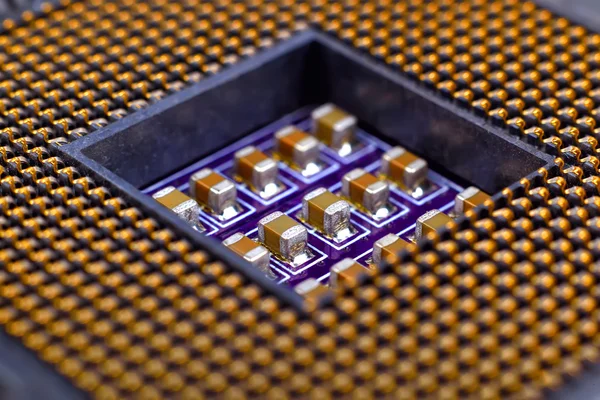 Empty CPU socket — Stock Photo, Image