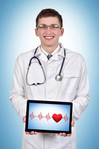 Touch pad with pulse — Stock Photo, Image