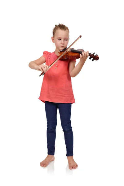 바이올린으로 우는 여자 — 스톡 사진