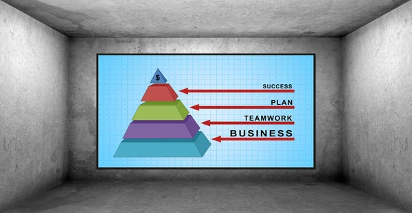 Diagrama del éxito empresarial —  Fotos de Stock