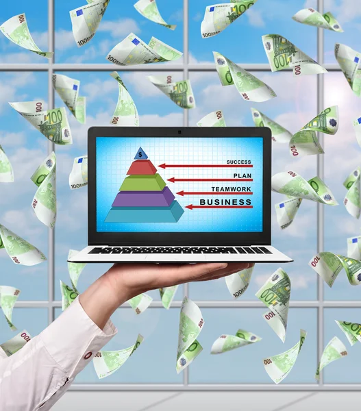 Business Pyramid — Stockfoto