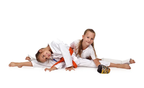 Dos karate chica — Foto de Stock