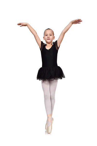 Девочка танцует балет — стоковое фото