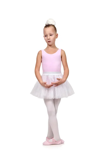 Девушка танцует балет — стоковое фото