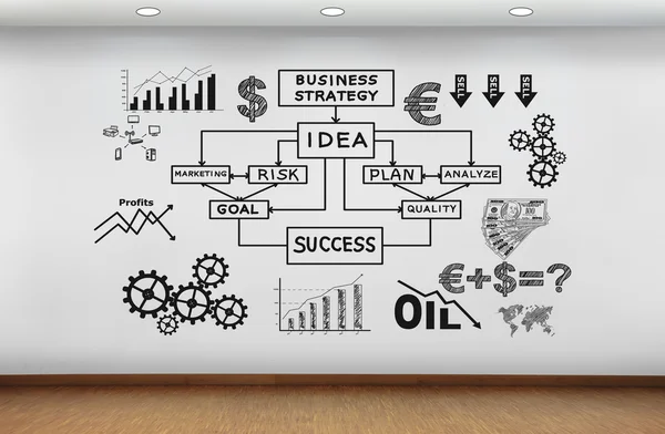 Concepto de estrategia empresarial — Foto de Stock