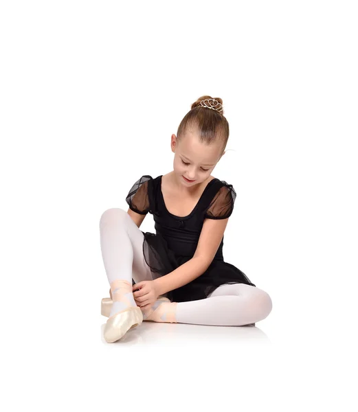 Weinig meisje ballerina — Stockfoto