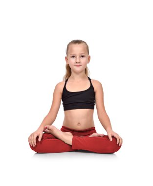 kız oturma lotus konumu