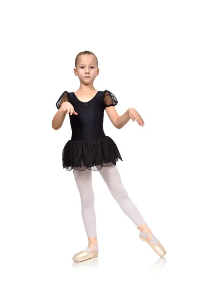 Unga ballerina dansare dansar med tutu — Stockfoto