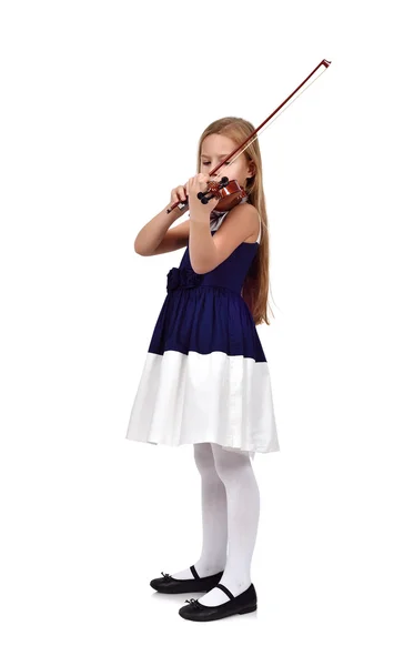 Girl playing the violin — Stock Photo, Image