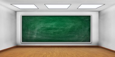 boş yeşil yazı tahtası