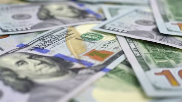 Nombreux billets en dollars. Extra Fermer 