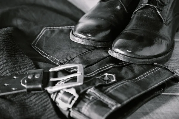Módní oblečení a obuv — Stock fotografie