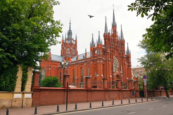Katedral Katolik Roma Pembuahan Tak Bernoda dari perawan terberkati Maria di Moskow — Stok Foto