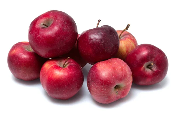 Red Apples Isolated White Background — Stock Photo, Image