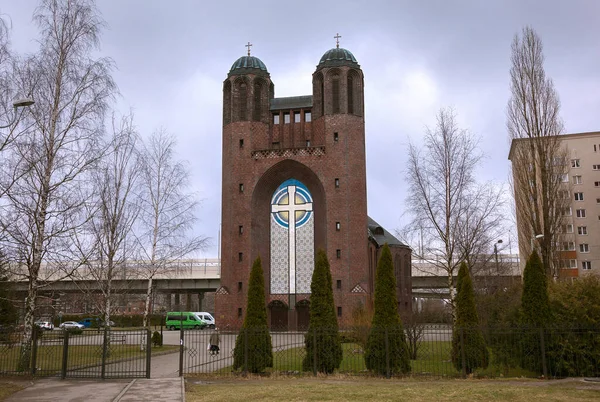 Katedra Krzyża Kaliningradzie Rosja — Zdjęcie stockowe