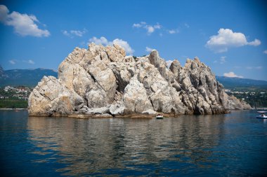 Adalary rocks in the Black Sea, Crimea, Gursuf