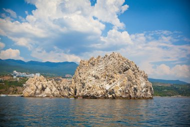 Adalary rocks in the Black Sea, Crimea, Gursuf