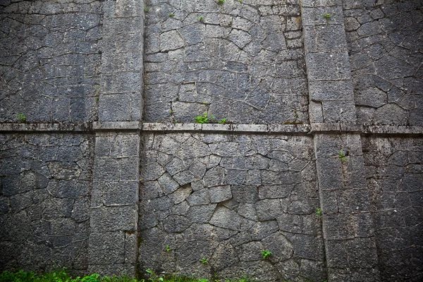 Pared Piedra Gris Textura Piedra Rugosa —  Fotos de Stock
