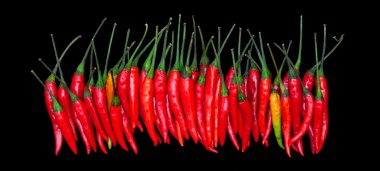 Red hot chili peppers. panoramik fotoğraf