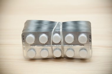 Medical drug, tablets clipart