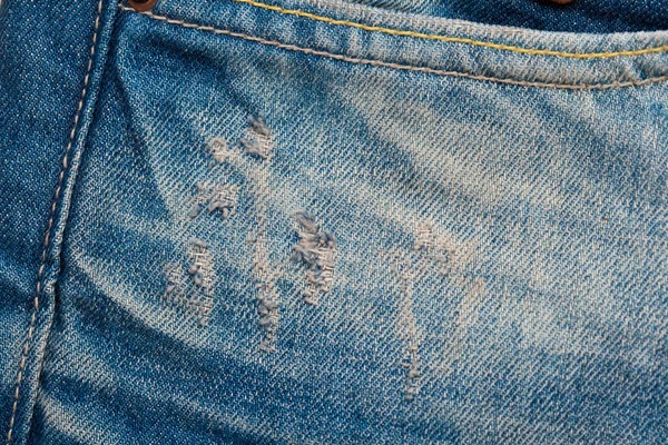 Shabby jeans texture — Stock Photo, Image