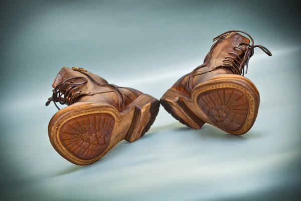 Zapatos de cuero de los hombres de moda creativa —  Fotos de Stock