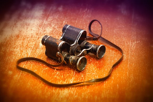 Military binoculars since World War II. In honor of May 9 Victory Day — Stock Photo, Image