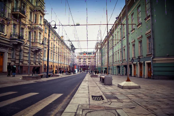 O centro histórico de Moscou, Bolshaya Dmitrovka . — Fotografia de Stock