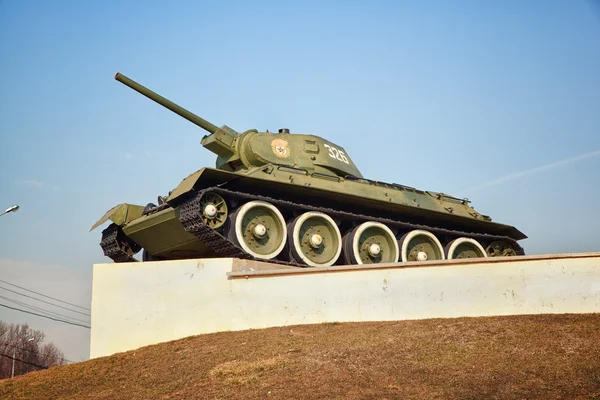 Soviet T-34 tank. Weapons of World War II — Stock Photo, Image