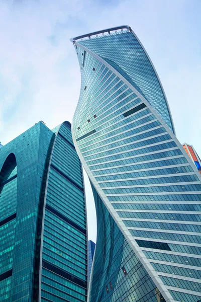 Moscow - march 9: International business center Moscow-city. Russia, Moscow, march 9, 2015 — Stock Photo, Image