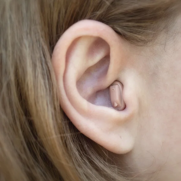 Ear Hearing Aid Close Royalty Free Stock Photos