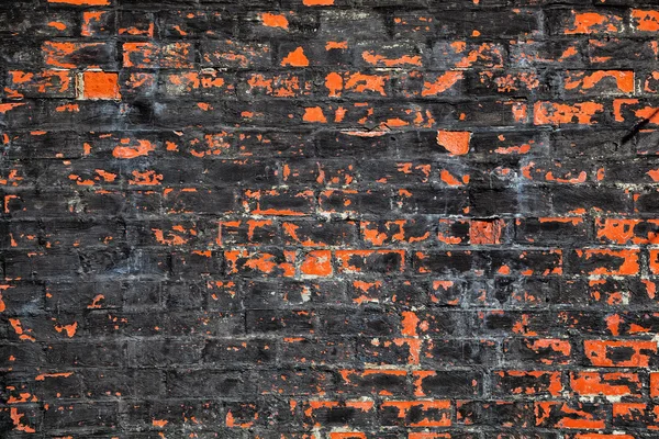 Pomarańczowy Stary Mur Tło Tekstura — Zdjęcie stockowe